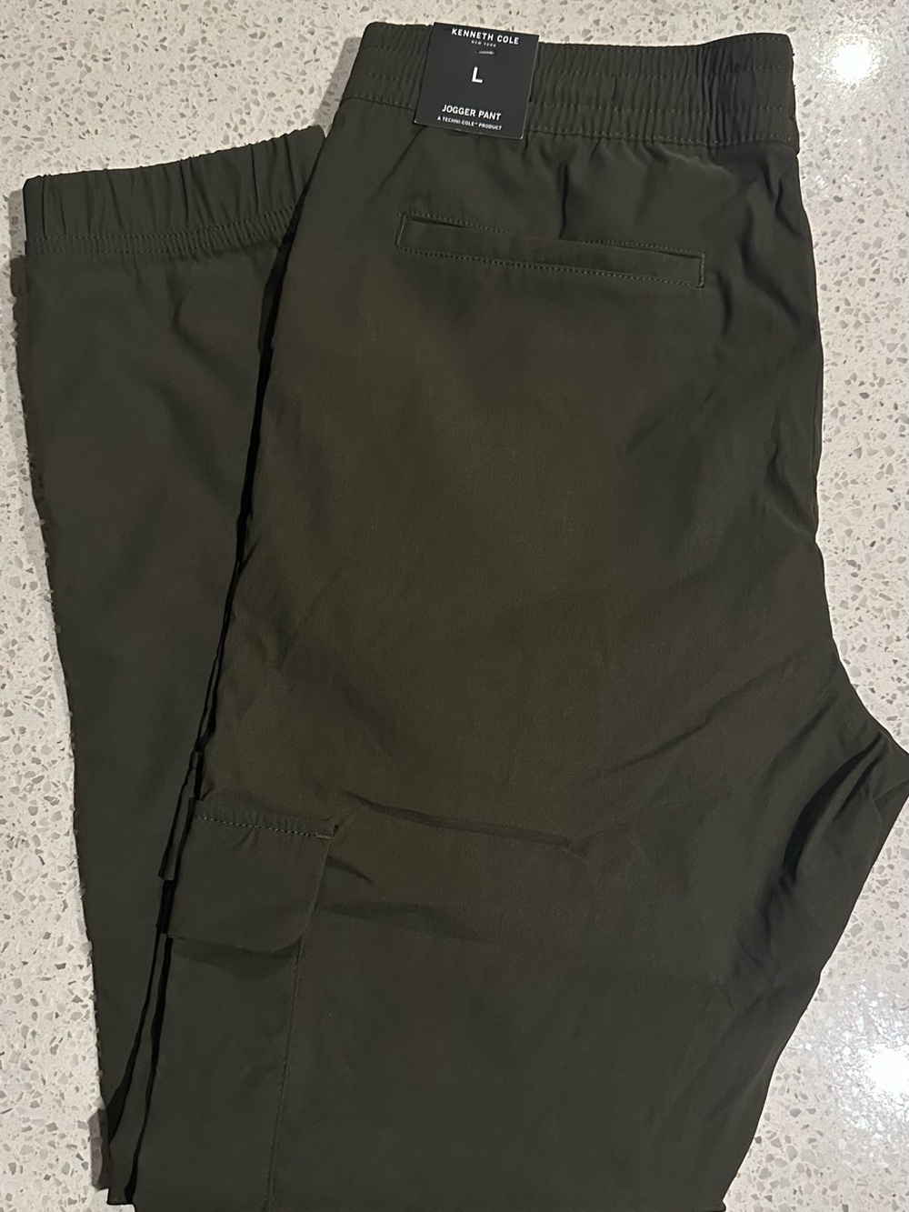 Kenneth Cole Olive Utility Jogger Pants